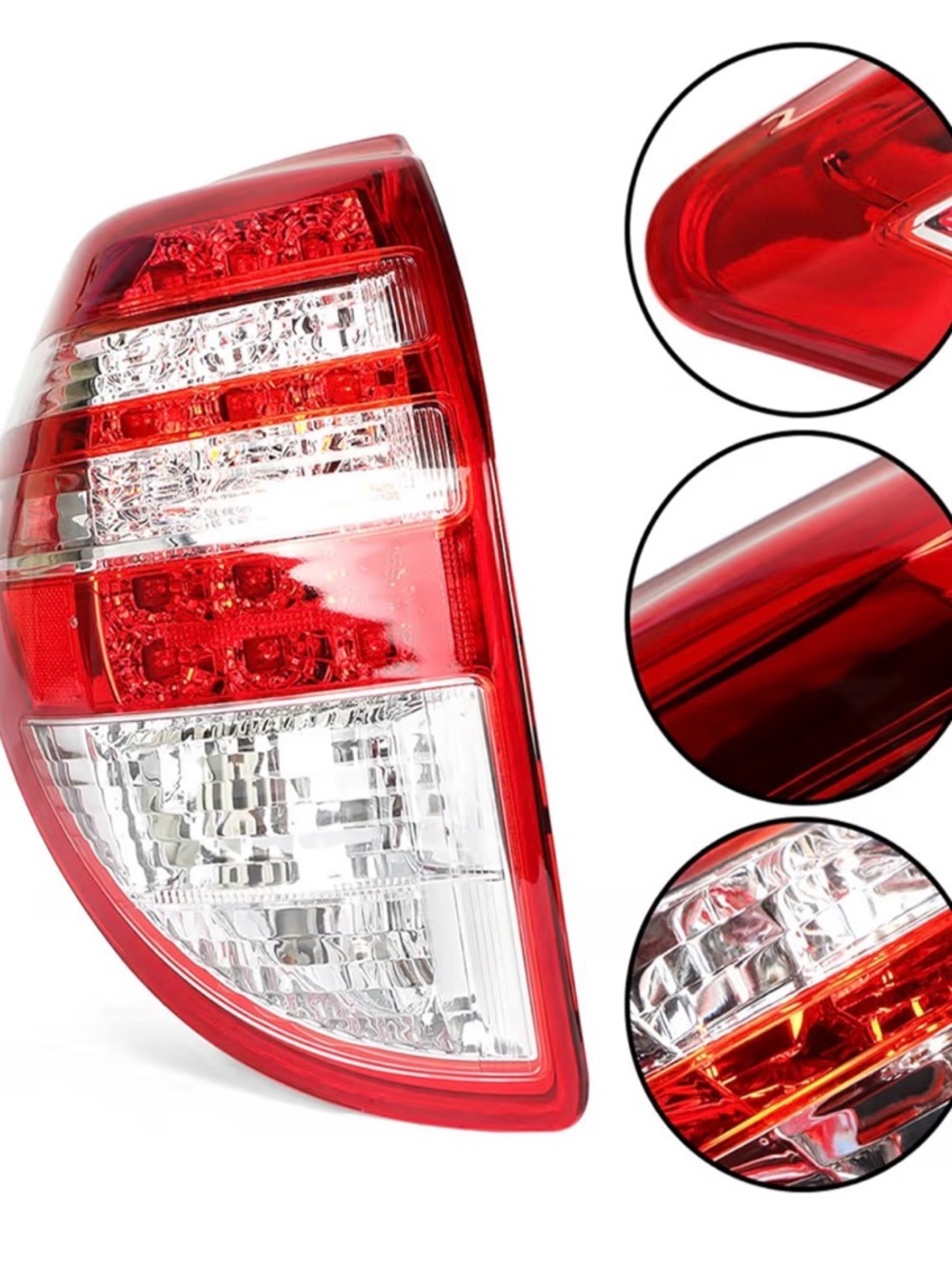 WFlnhb Left Side Rear Tail Light Assembly - Red - Picture 6 of 6